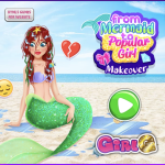 From Mermaid to Popular Girl Makeover