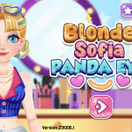 Blonde Sofia: Panda Eyes