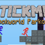 Stickman Blockworld Parkour 2